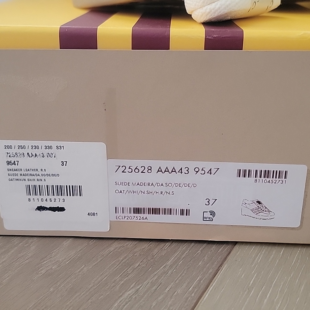 New Gucci X Adidas Gazelle Wedge Sneakers, Size 37, 7 - Picture 4 of 9